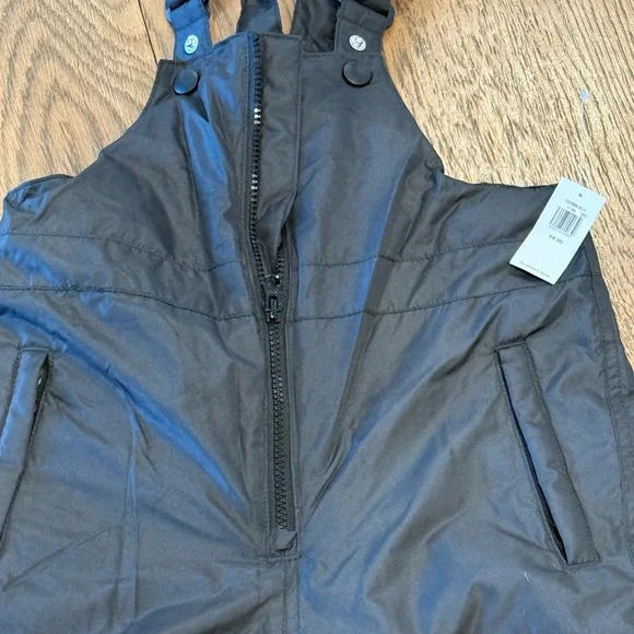 Old Navy Black Kids Snow Bib - Picture 2 of 2